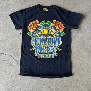 Chinatown market graphic black streetwear tee shirt tshirt Size S